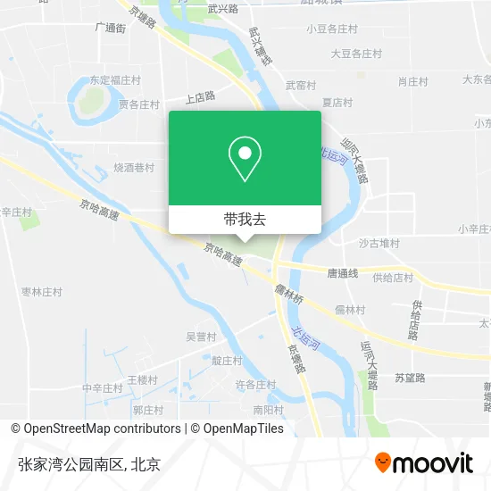 张家湾公园南区地图