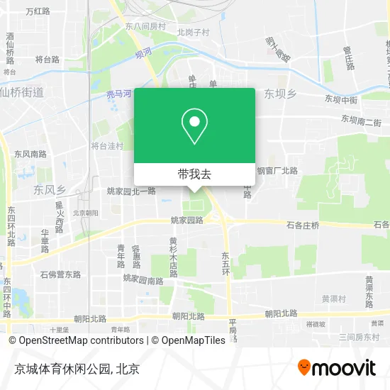京城体育休闲公园地图