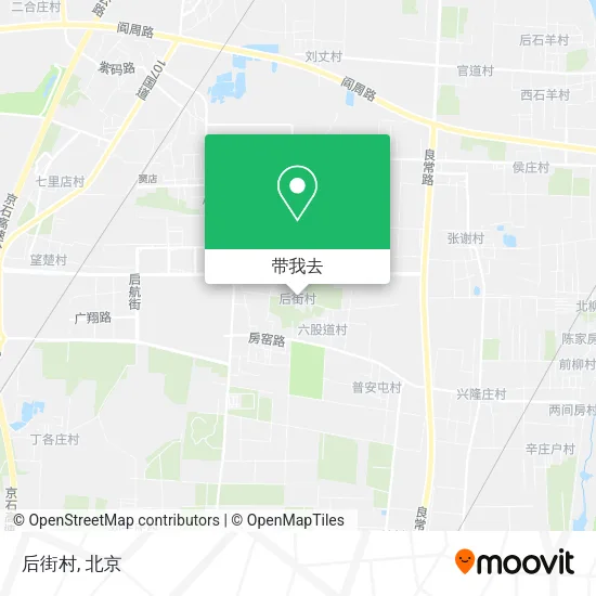 后街村地图