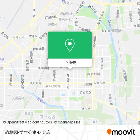 疏桐园-学生公寓-D地图