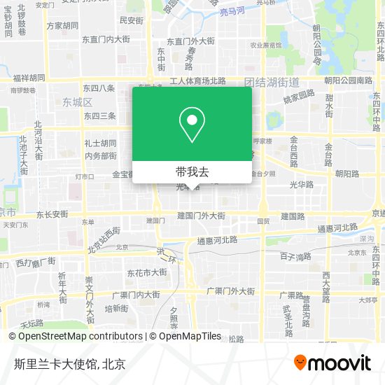 斯里兰卡大使馆地图