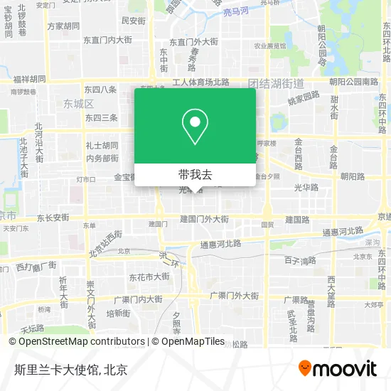斯里兰卡大使馆地图