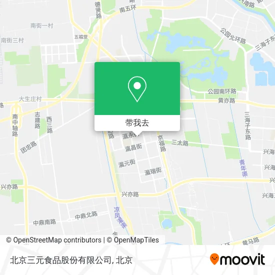 北京三元食品股份有限公司地图