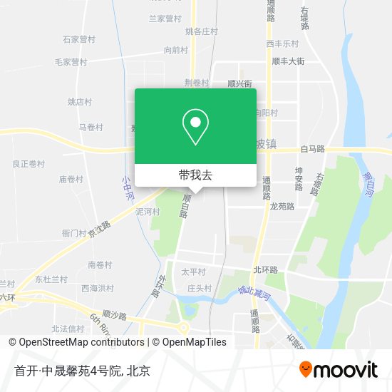 首开·中晟馨苑4号院地图