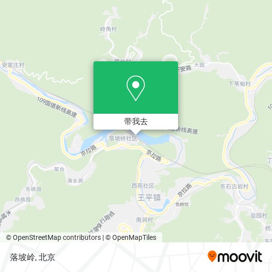 落坡岭地图