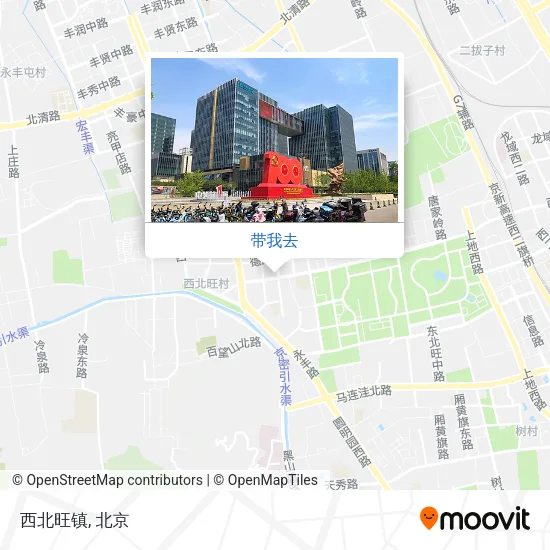 西北旺镇地图