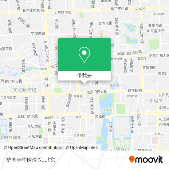 护国寺中医医院地图