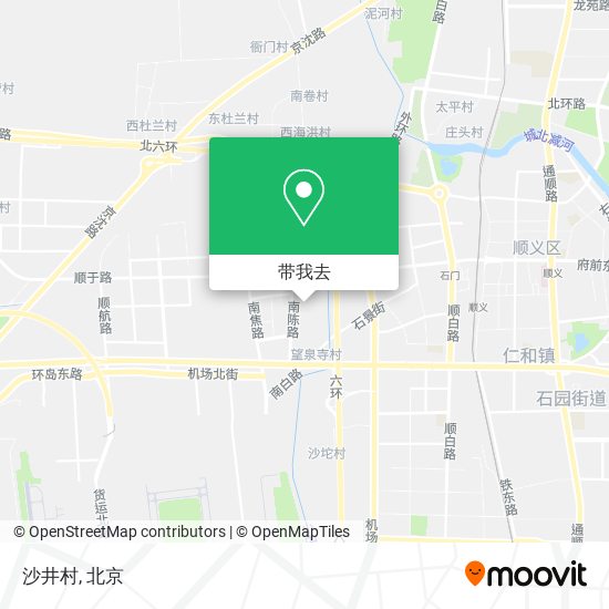 沙井村地图