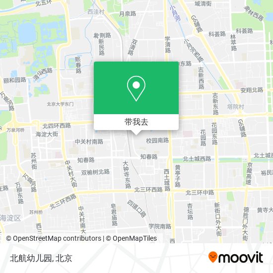 北航幼儿园地图