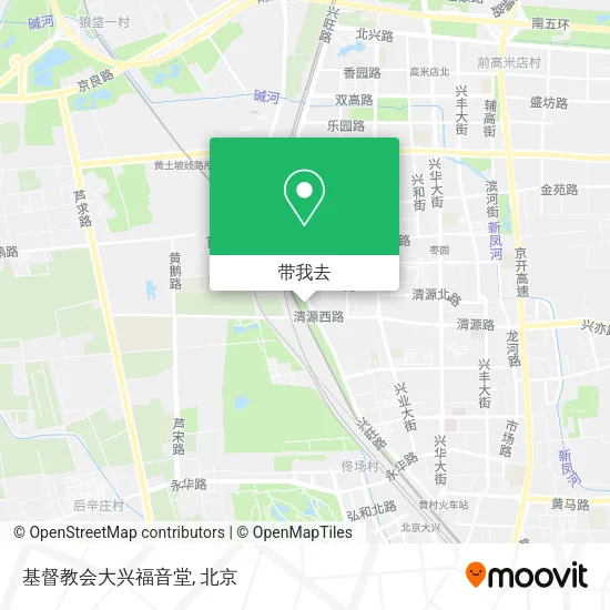 基督教会大兴福音堂地图