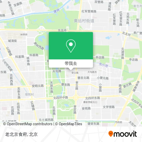老北京食府地图