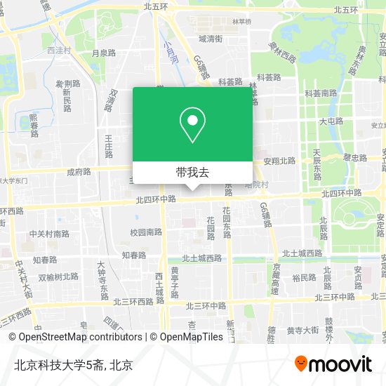 北京科技大学5斋地图