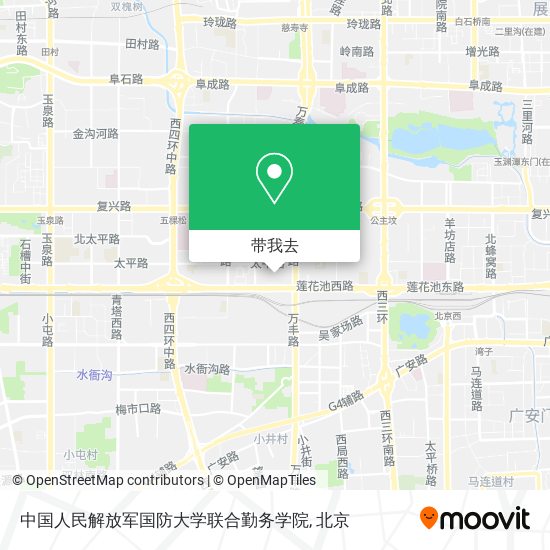 中国人民解放军国防大学联合勤务学院地图