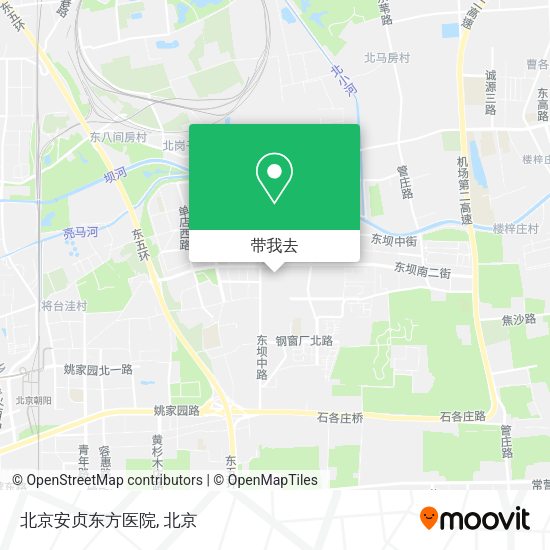 北京安贞东方医院地图
