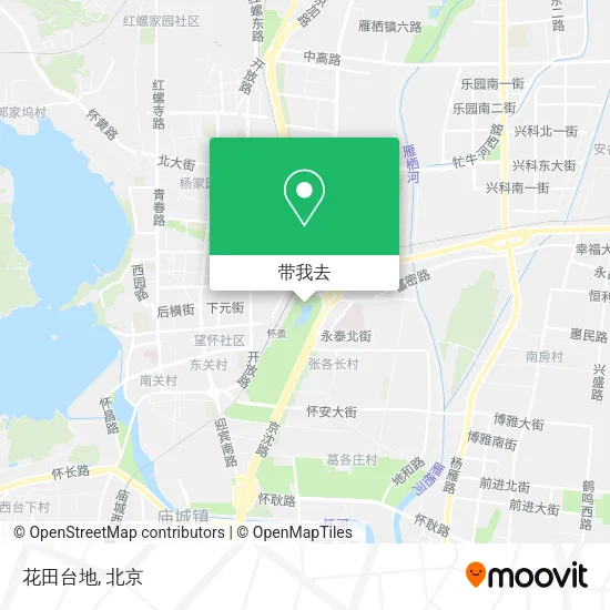 花田台地地图