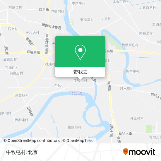 牛牧屯村地图
