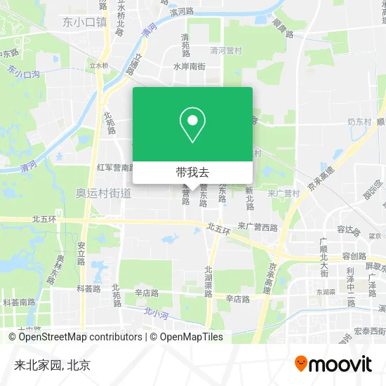 来北家园地图
