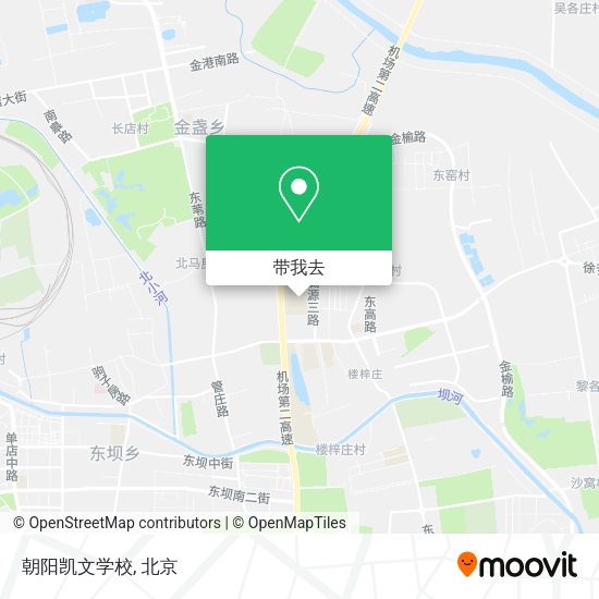 朝阳凯文学校地图