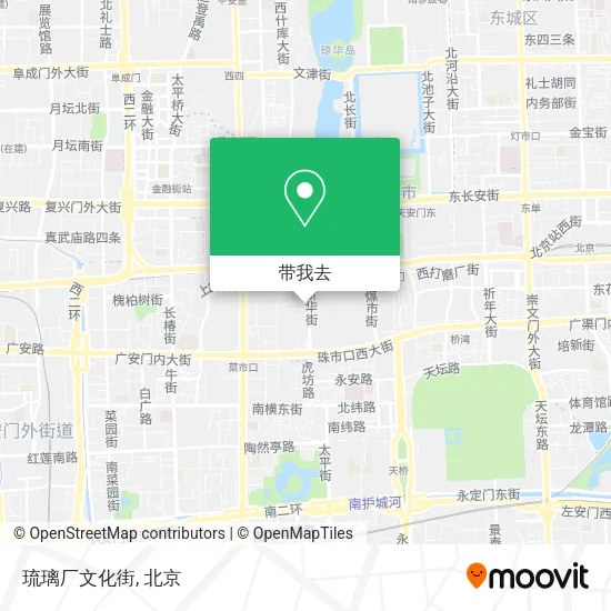 琉璃厂文化街地图