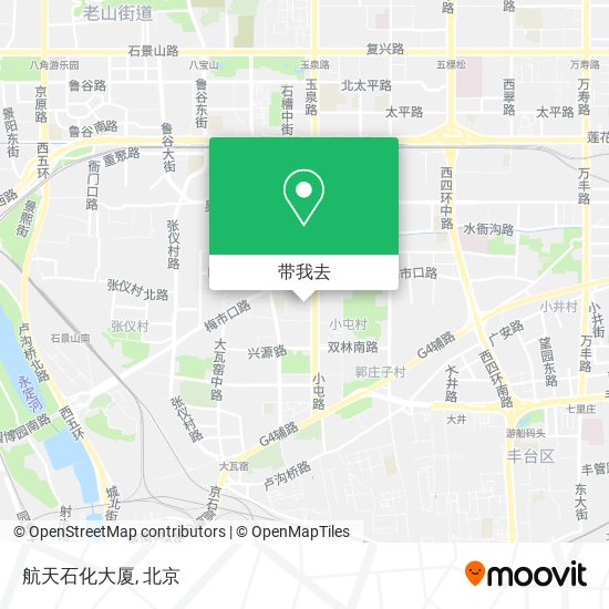 航天石化大厦地图