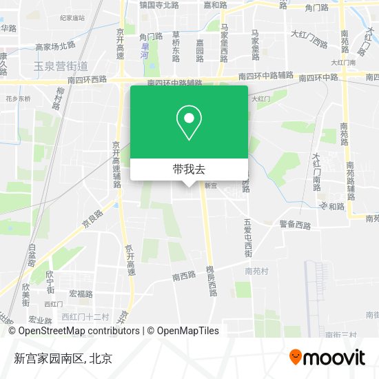 新宫家园南区地图