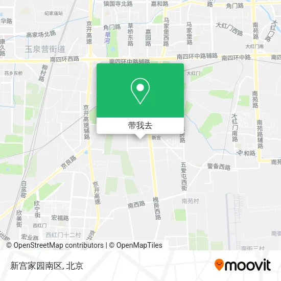 新宫家园南区地图