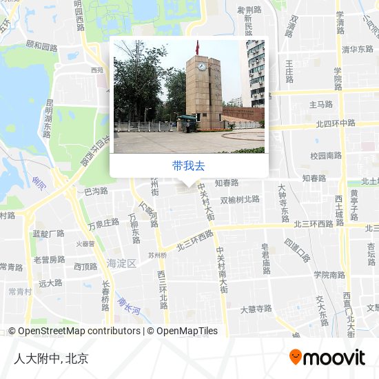 人大附中地图
