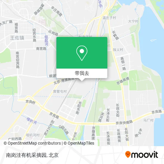 南岗洼有机采摘园地图