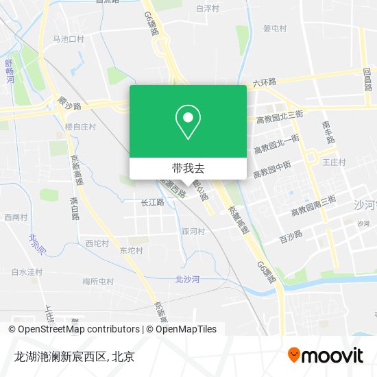 龙湖滟澜新宸西区地图