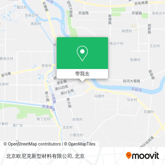 北京欧尼克新型材料有限公司地图