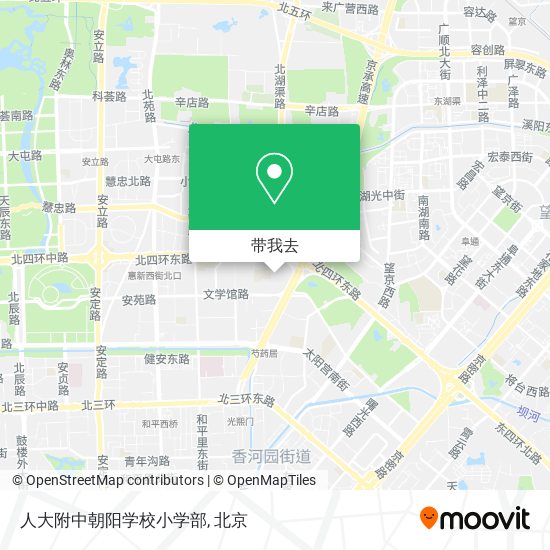 人大附中朝阳学校小学部地图