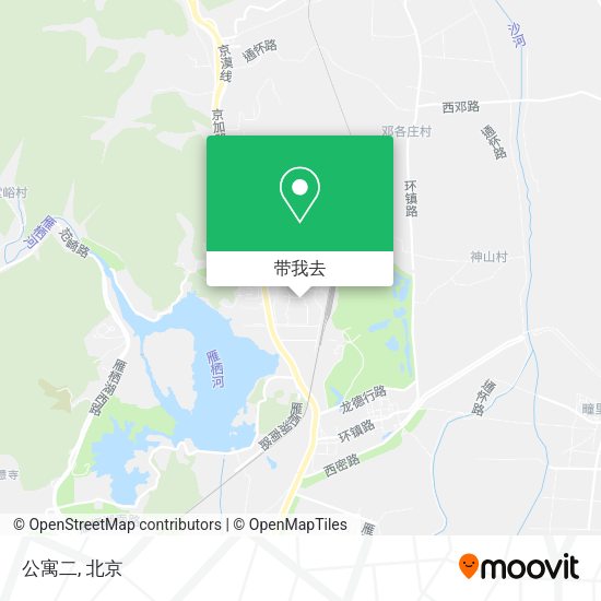 公寓二地图