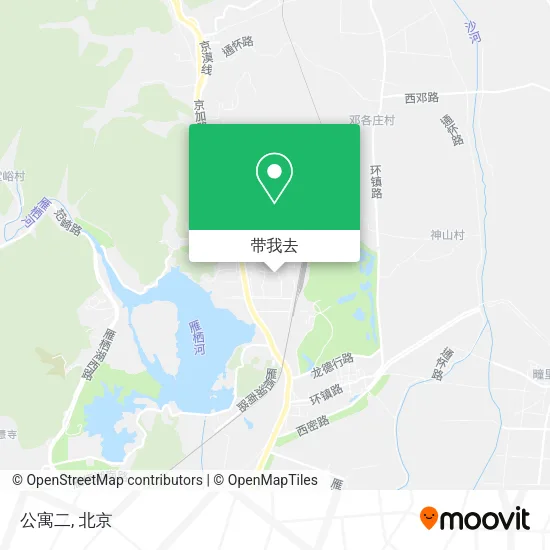 公寓二地图