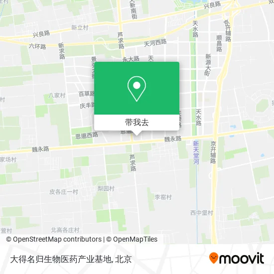 大得名归生物医药产业基地地图