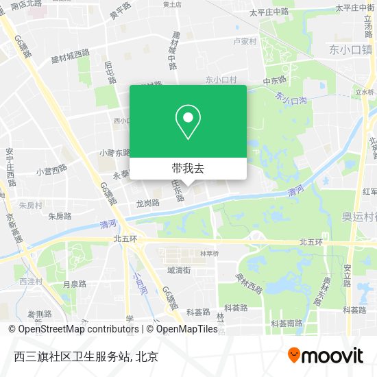 西三旗社区卫生服务站地图
