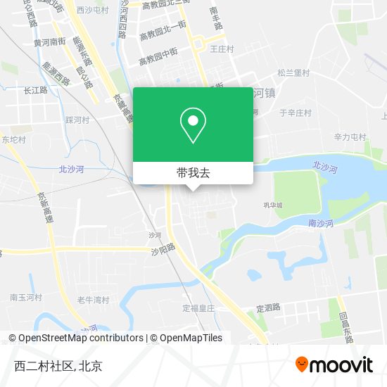 西二村社区地图