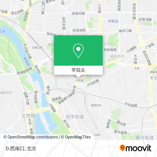 D:西南口地图