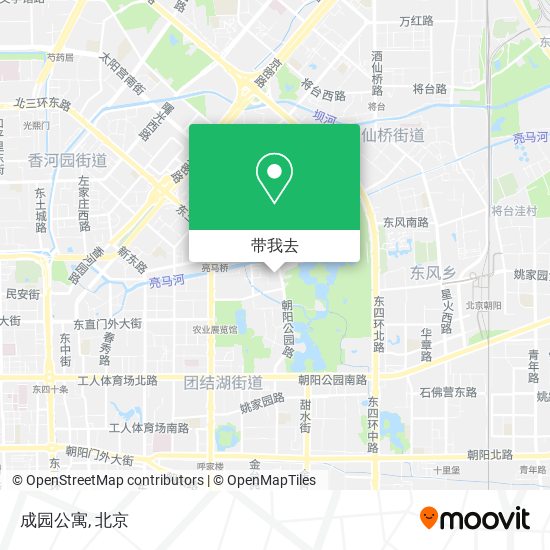 成园公寓地图