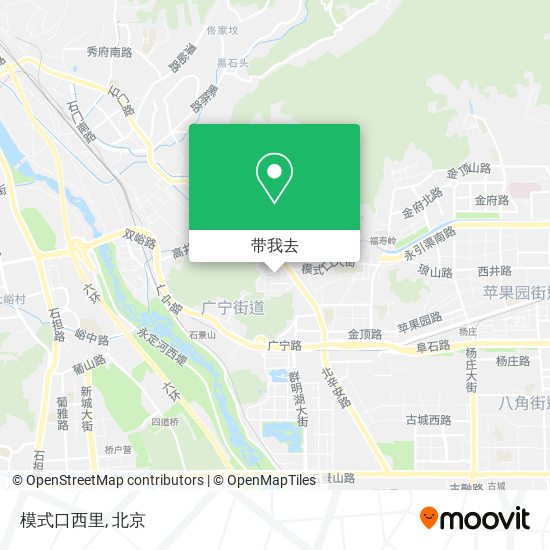 模式口西里地图
