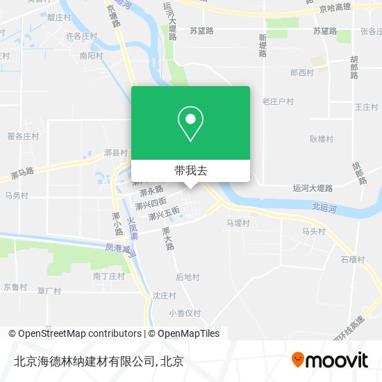 北京海德林纳建材有限公司地图