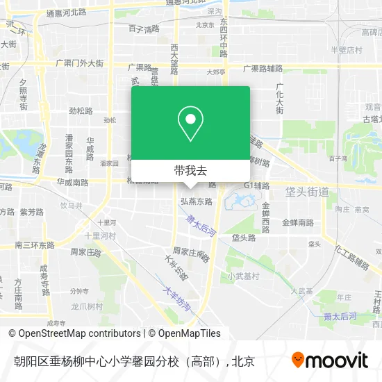 朝阳区垂杨柳中心小学馨园分校（高部）地图