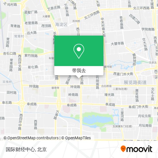 国际财经中心地图