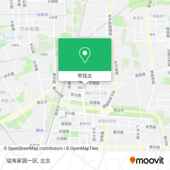 瑞海家园一区地图