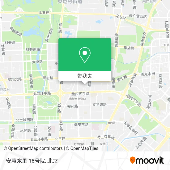 安慧东里-18号院地图