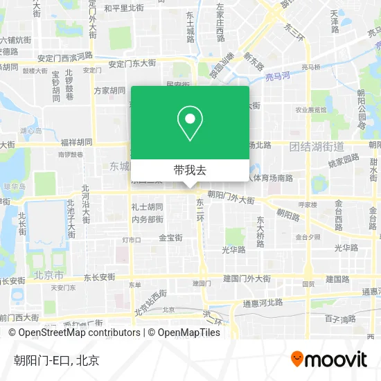 朝阳门-E口地图