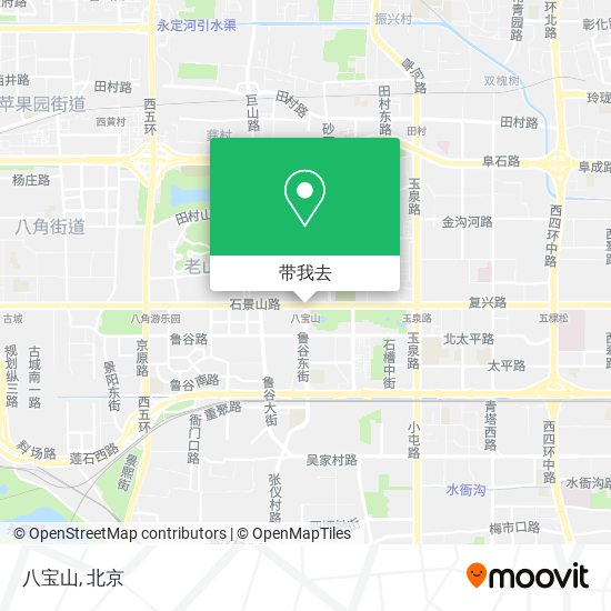 八宝山地图