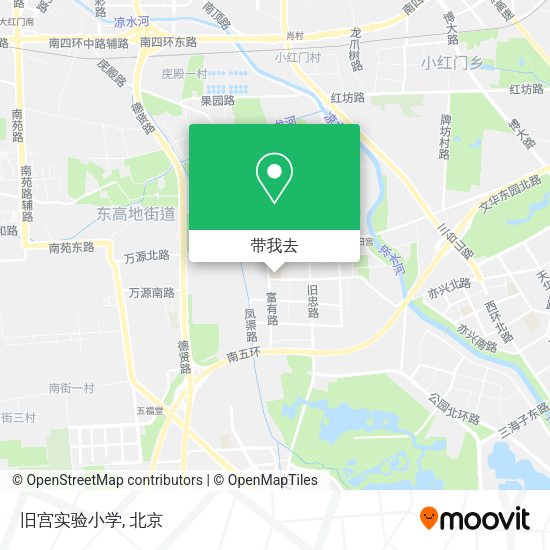 旧宫实验小学地图