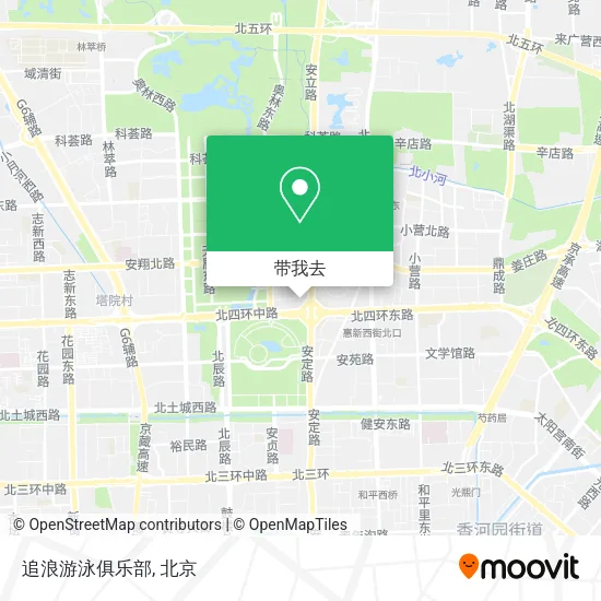 追浪游泳俱乐部地图