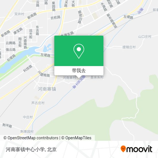 河南寨镇中心小学地图