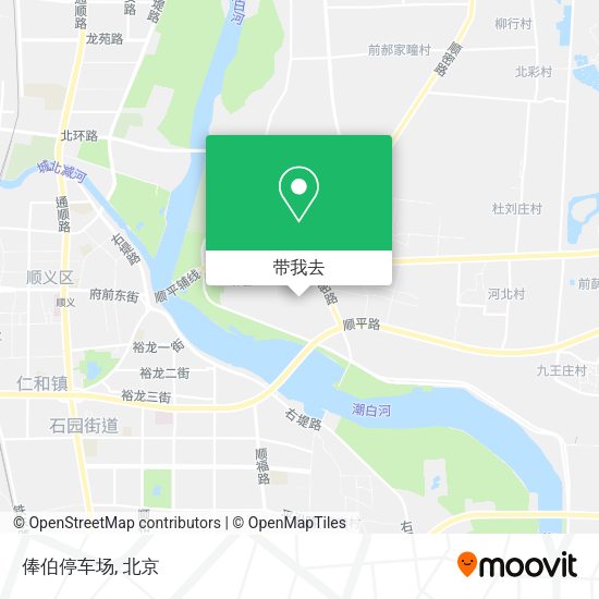 俸伯停车场地图